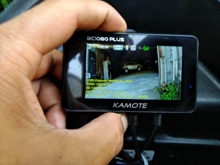 卡摩特BC1080P PLUS WIFI GPS 等了很久的禮物~行車配備終於補齊了