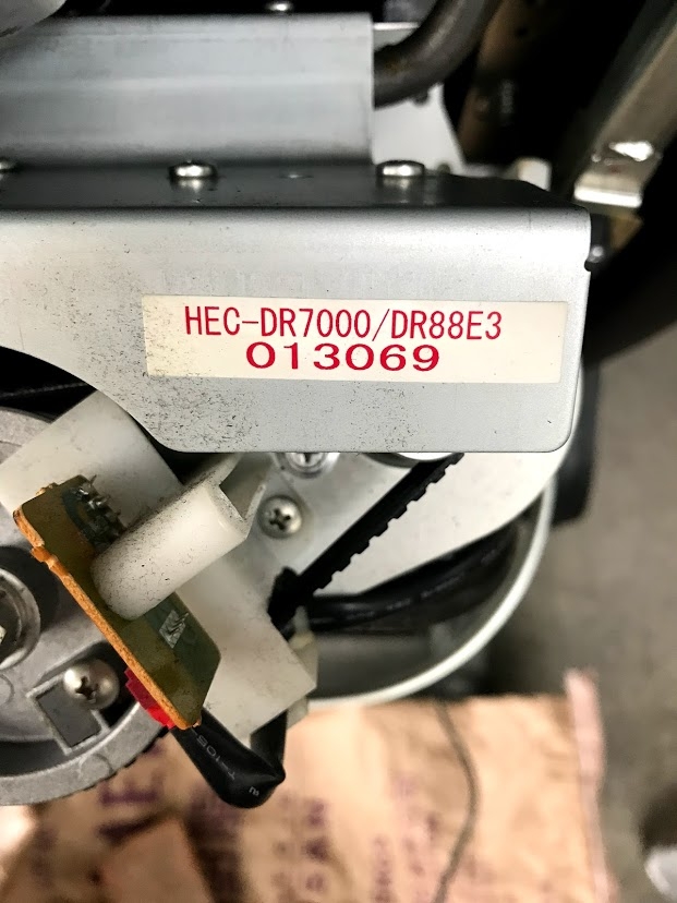 SANYO HEC-DR6000G 零件斷裂DIY修復