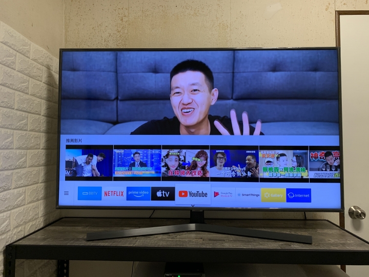 SAMSUNG UA55RU7400WXZW開箱