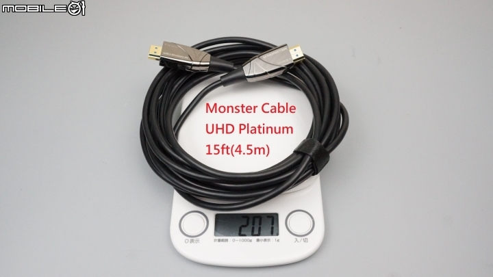 各廠牌光纖線比較-Monster Cable, FIBBR, VIVIFY