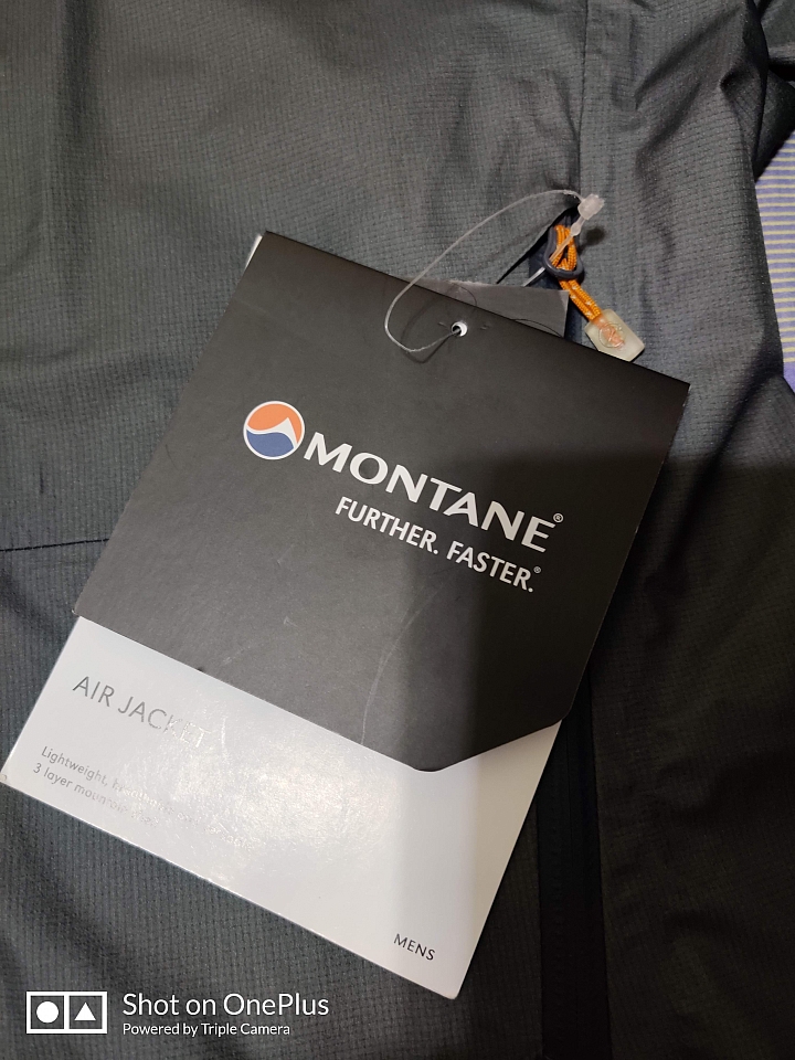 點我看大圖 【開箱】Montane Air Jacket (防水夾克)