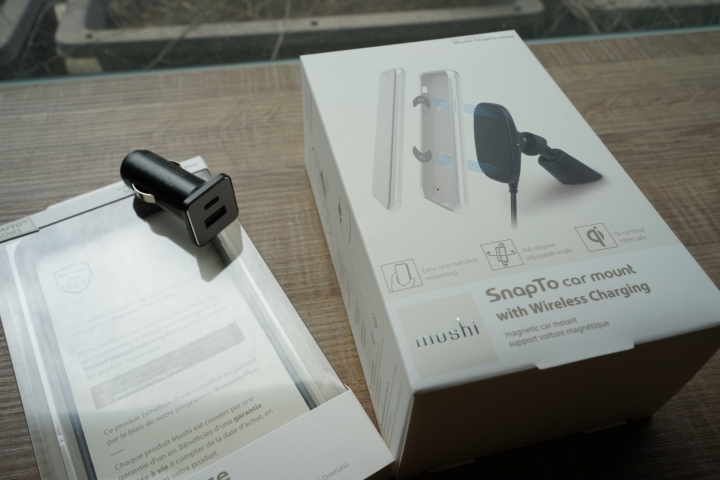 [體驗] 無線不受限，充電無極限 - Moshi SnapTo 磁吸無線充電手機車用支架