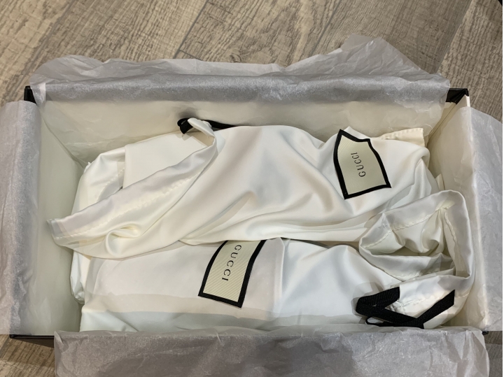 「開箱」GUCCI “GUCCY” 黑色漫天金星懶人鞋
