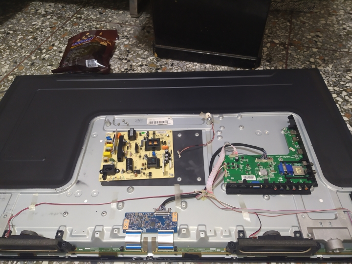維修問題 105.02年 BENQ50 IH6500無影像 有聲音 無背光 電源燈正常.