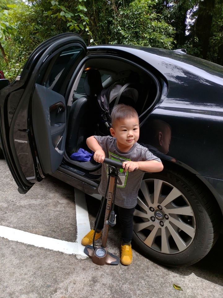 安安爸的拖車日記-司馬限林道駕車4+2騎乘去