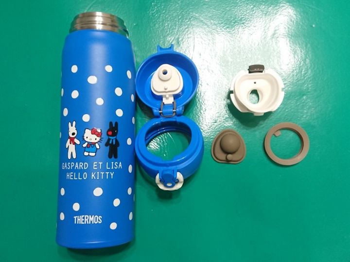 週年慶開箱 膳魔師Hello Kitty保溫瓶(含保溫實測)
