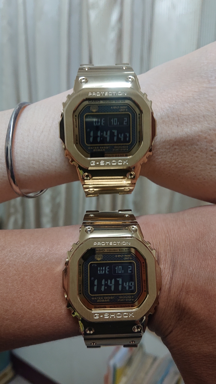 等了3個月終於買到了GMW-B5000GD-9DR金色