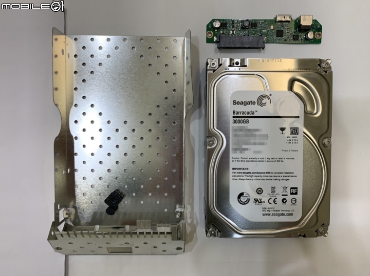 外接式硬碟取出後，要如何當作一般硬碟使用並保留原本的資料