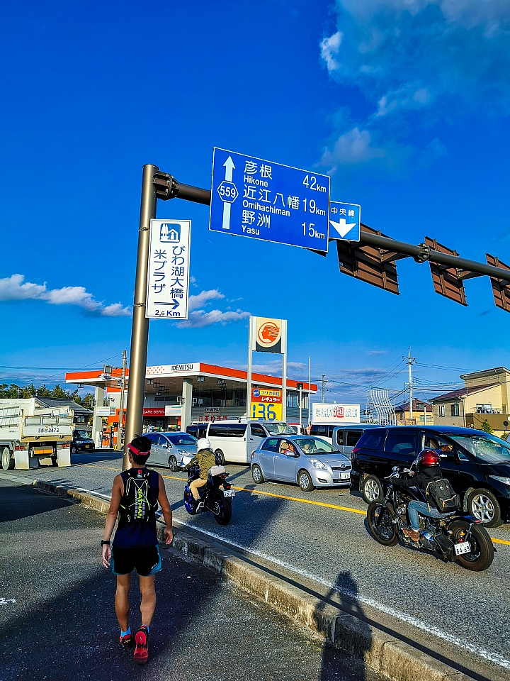 關西旅跑 琵琶湖雙腿170K 一圈達成