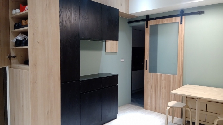 3房2廳,13年中古屋砍掉重練-清水模開箱