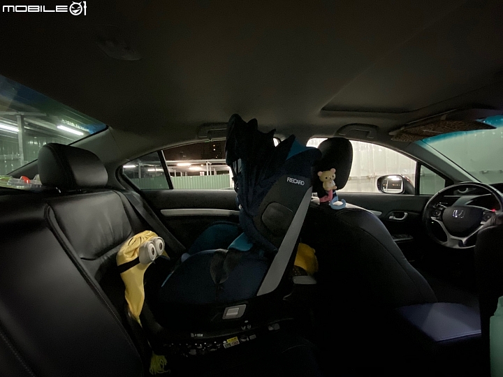 [3款360度安全座椅] VS Honda Civic  isoFix 安裝 新生兒 0-4歲  旋轉汽座 試坐記錄