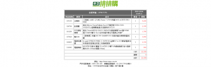 22K左右菜單 健檢