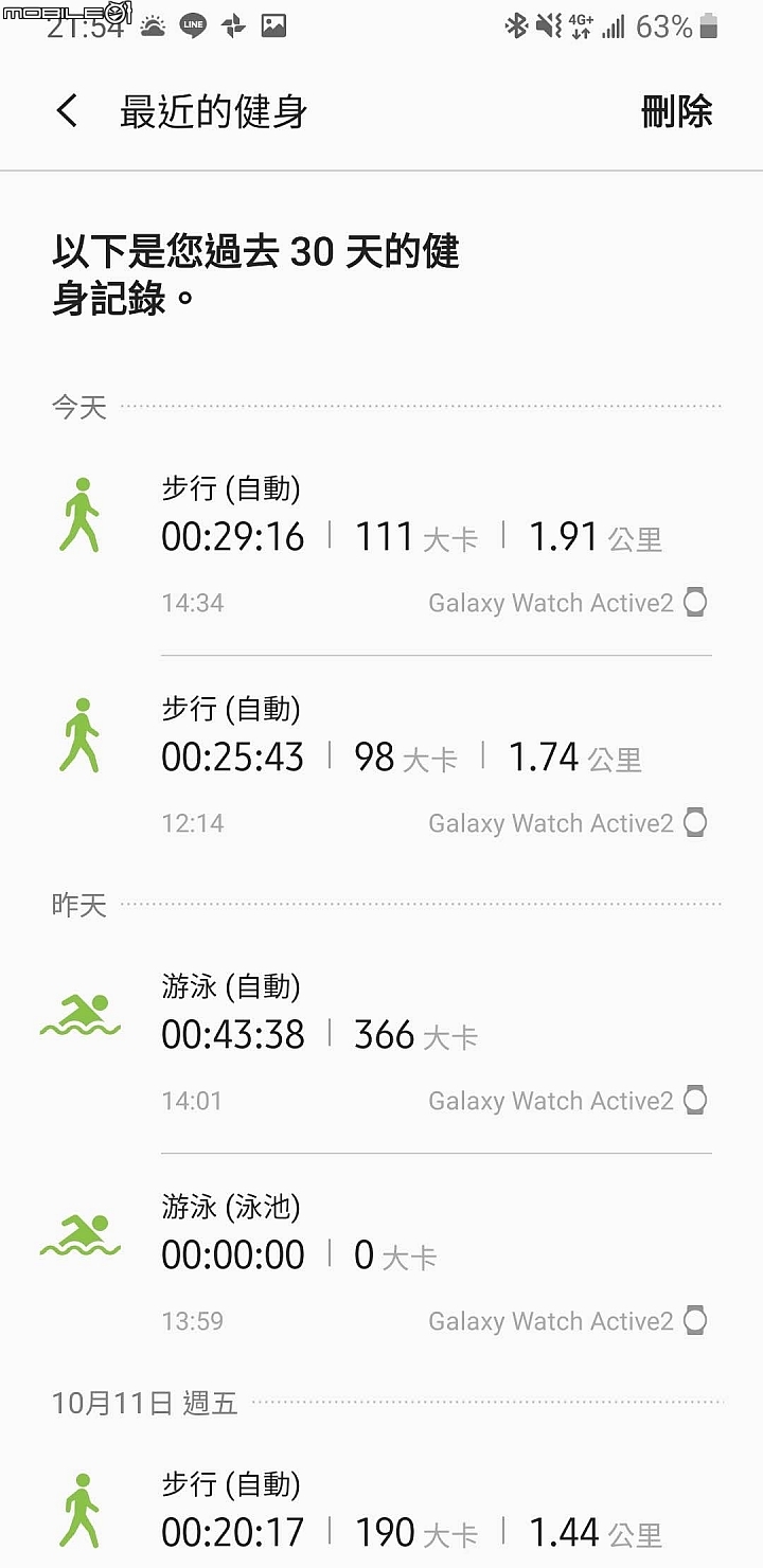 點我看大圖 109/05/05 再次更新 三星 Galaxy Watch Active 2 二少爺失手購物簡易開箱分享