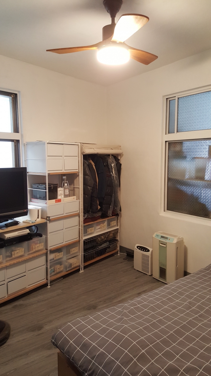 《開箱》省錢 純手工DIY 大改造房間 無印風 (其實就是買無印SUS層架而已XD)
