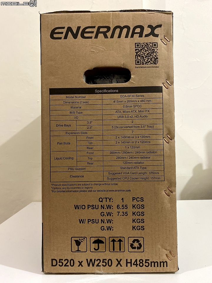 [開箱] ENERMAX 星光戰士  SF30 機殼 (圖多)
