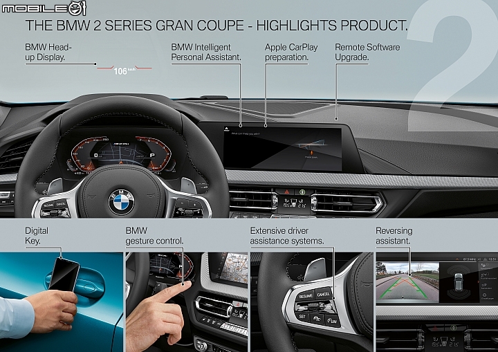 【新訊】全新BMW 2系列Gran Coupe發表,活力十足的小型四門跑房!