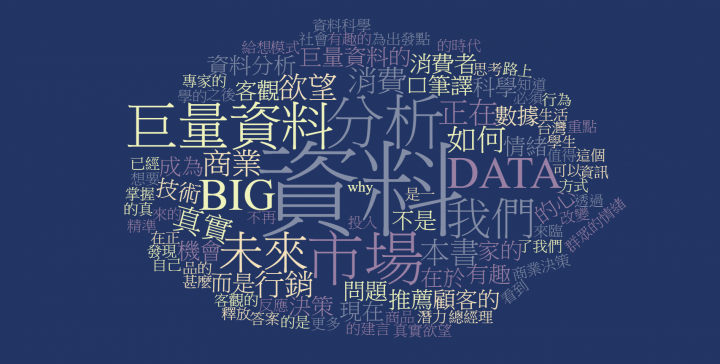 【寫點書評●BIG DATA讓你看見真實慾望】在人人提及巨量資料的世代,從事市場工作的你準備好了嗎?
