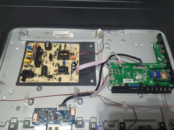 維修問題 105.02年 BENQ50 IH6500無影像 有聲音 無背光 電源燈正常.