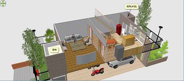點我看大圖 自地自建隨手畫(草圖,面積以及設計有待檢討,純分享)
