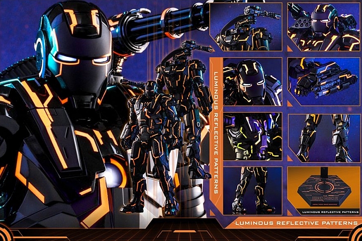 「霓」開三度!Hot Toys《鋼鐵人2》1/6霓虹科技戰爭機器正式公開