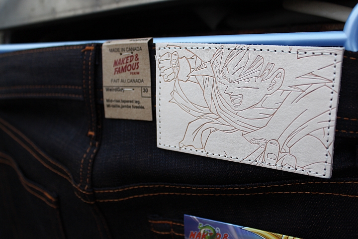 點我看大圖 【開箱實穿分享】N&F 裸女 七龍珠 悟空 Goku Super Saiyan Selvedge.Naked & Famous x Dragon ball