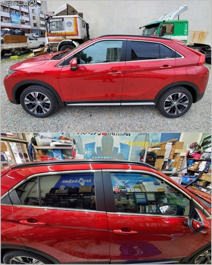 Eclipse Cross 隔熱紙搭配GE55+ GE15