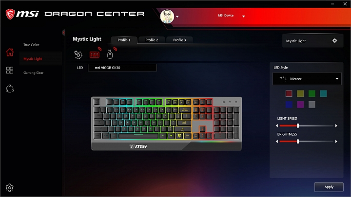 MSI GK30 鍵盤、GM11 滑鼠、GH30 耳機 小資入門電競 Vigor Gaming Combo