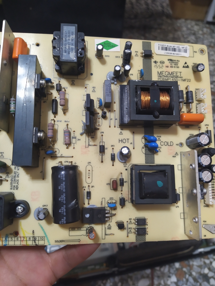 維修問題 105.02年 BENQ50 IH6500無影像 有聲音 無背光 電源燈正常.