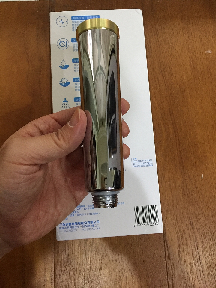 大叔使用Simple Wise智能型過濾蓮蓬頭的心得，除氯效果一級棒
