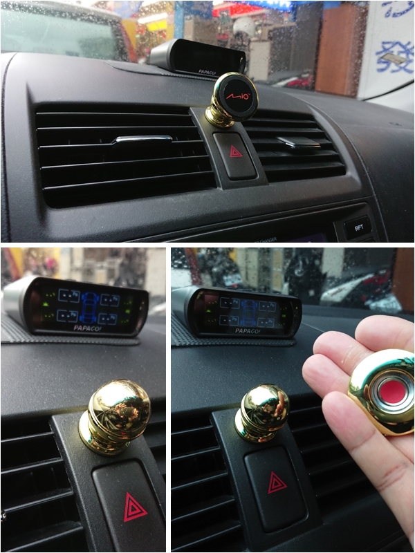 實用又騷包的 moshi SnapTo 車用磁吸無線充電手機支架