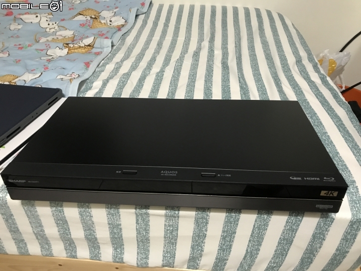 SHARP AQUOS 4Kレコーダー(4B-C20AT3)簡單開箱