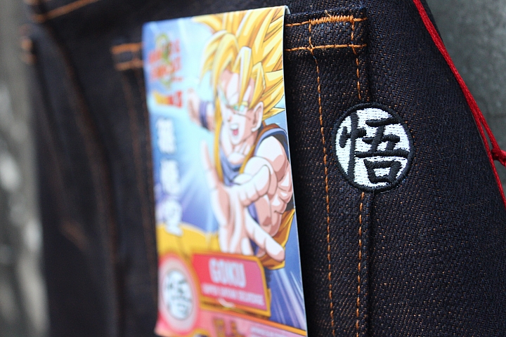 點我看大圖 【開箱實穿分享】N&F 裸女 七龍珠 悟空 Goku Super Saiyan Selvedge.Naked & Famous x Dragon ball