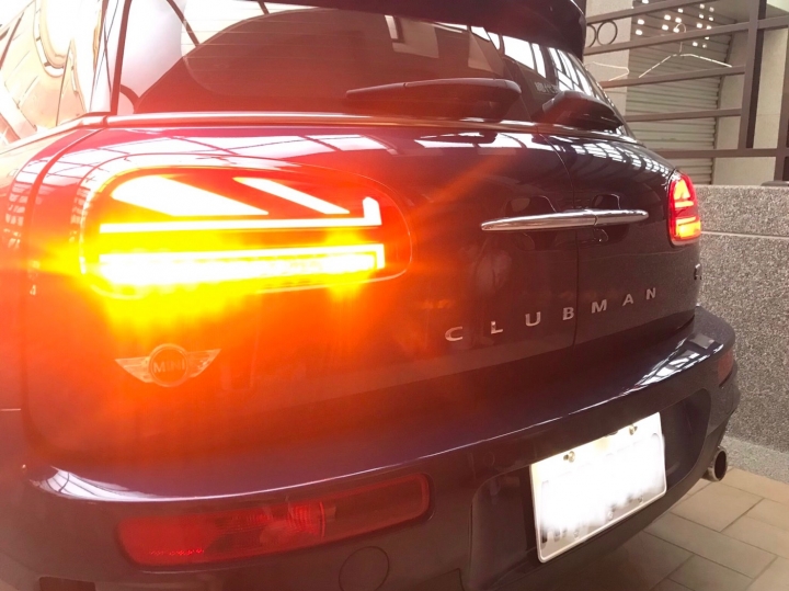 分享 不知是否為全台首發 2016 Mini Cooper S Clubman(F54) 更換Union Jack尾燈