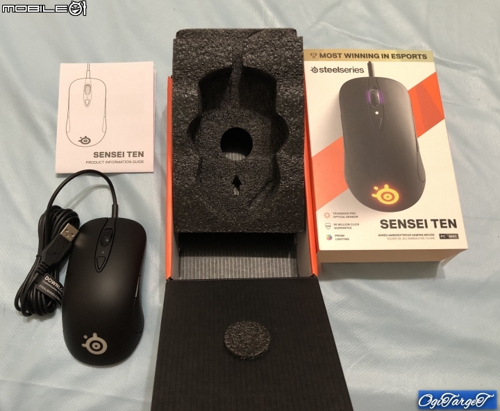 【開箱】Steelseries SENSEI TEN 10週年滑鼠 "天" 開箱