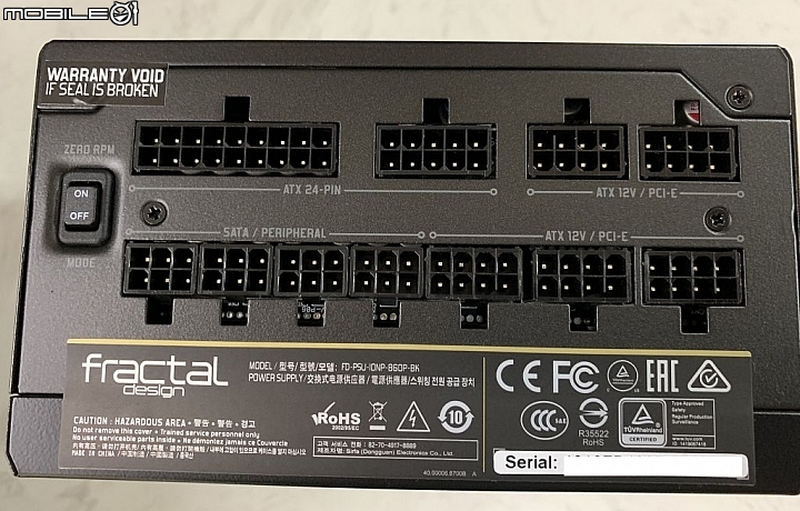 點我看大圖 超軟 UltraFlex排線 Fractal Design ION+ 860P 白金全模10年保開箱
