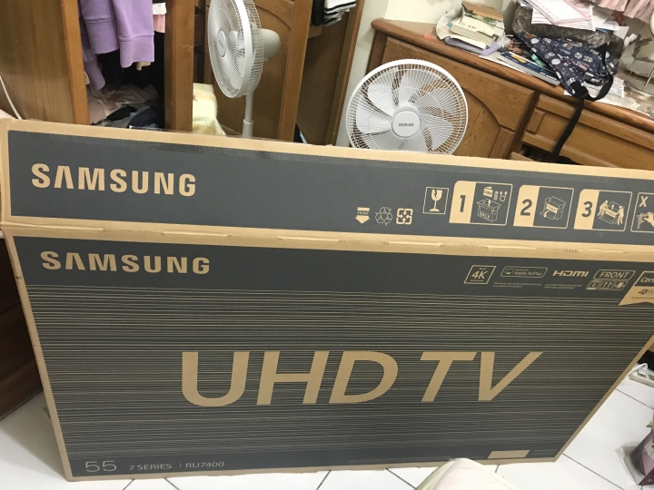 2019 超高CP選擇! UA55RU7400WXZW  開箱