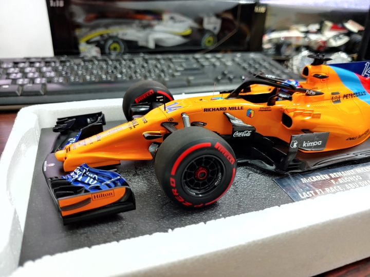 [開箱]MINICHAMPS 1/18 McLaren MCL33 F.ALONSO L.E. 518 pcs.