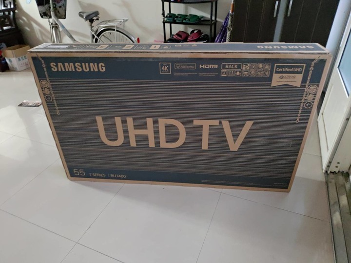 SAMSUNG UA55RU7400 4K Full HD 55吋開箱文