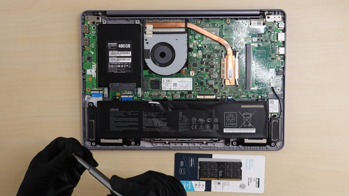 升級筆電記憶體和固態硬碟 ASUS S410UA+KLEVV RAM、SSD