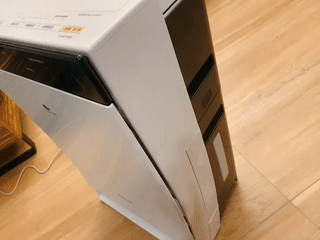 【過敏兒開箱心得】Panasonic日本製空氣清淨機(F-VXP70W)