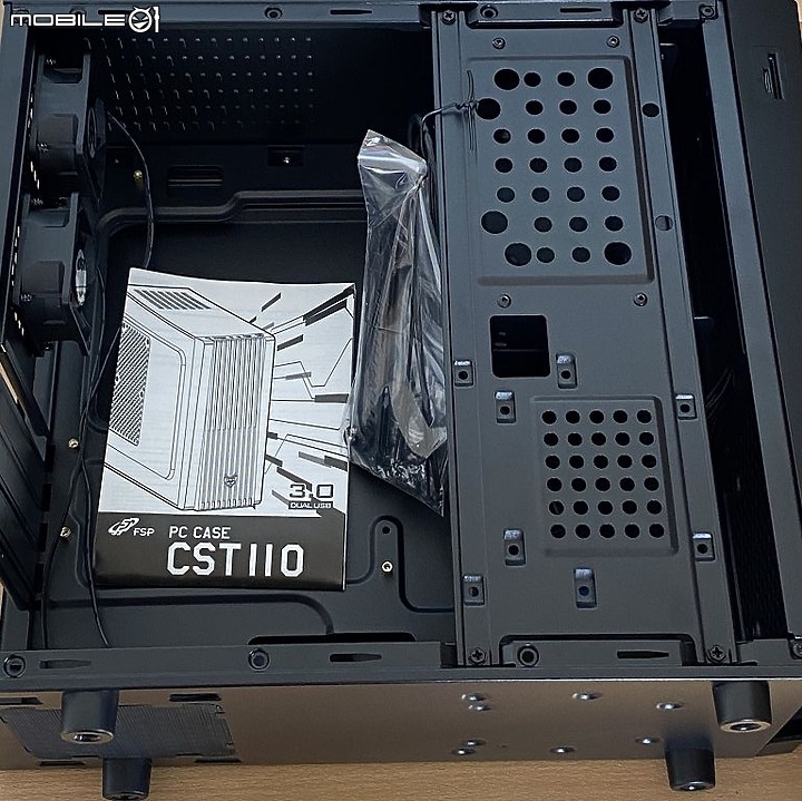 [開箱] 全漢 CST110 窄小型 LowProfile 小神殿 350W PRO SFX 金鋼彈