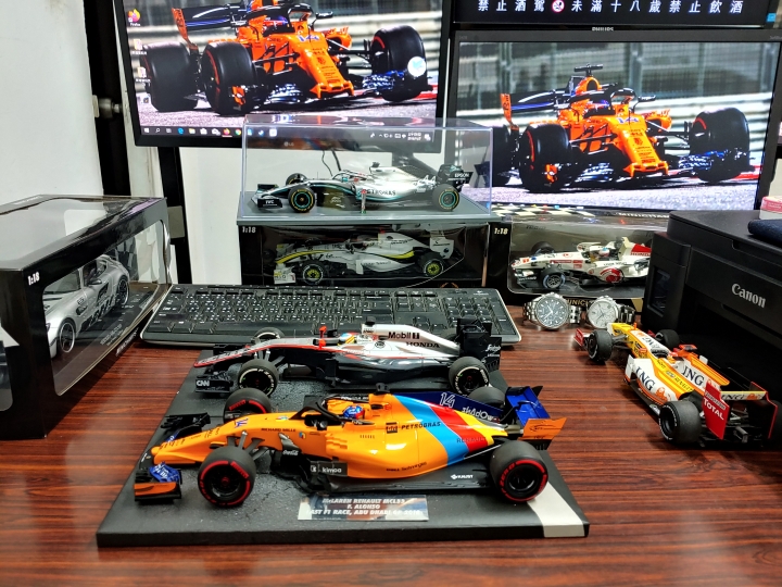 [開箱]MINICHAMPS 1/18 McLaren MCL33 F.ALONSO L.E. 518 pcs.