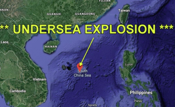 疑似一艘中國核子潛艇在南海發生爆炸 機構測得輻射外洩