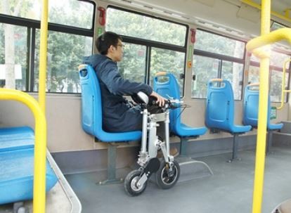 搭高鐵!搭公車!放車上!搭乘大眾運輸工具適合隨身攜帶的迷你小徑摺疊單車!