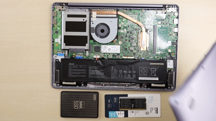 升級筆電記憶體和固態硬碟 ASUS S410UA+KLEVV RAM、SSD