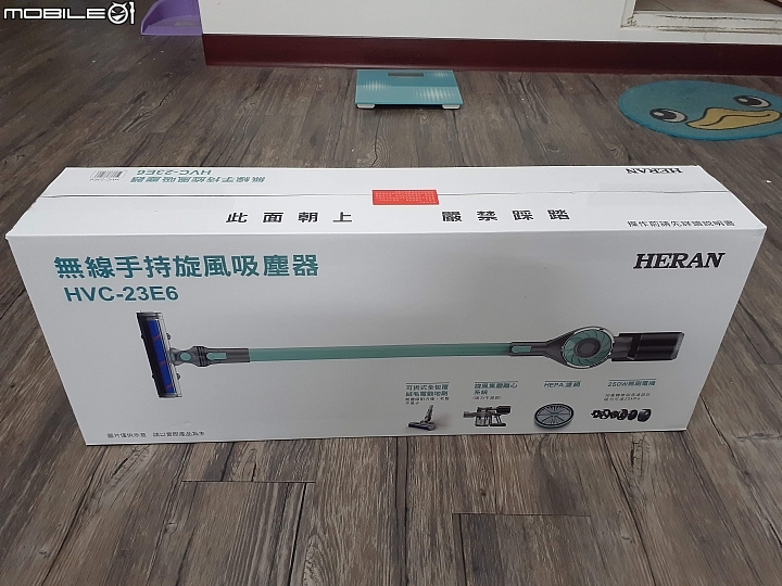 2019雙11，買把HERAN 禾聯無線手持吸塵器 HVC-23E6 (純開箱，非業配，給想買吸塵器的你參考參考)