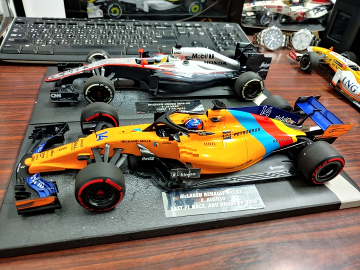 [開箱]MINICHAMPS 1/18 McLaren MCL33 F.ALONSO L.E. 518 pcs.