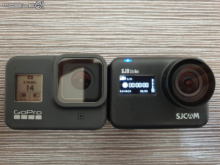 12/04最後更新 SJCAM SJ9 strike 二少爺 不專業 開箱 及與 GOPRO HERO 8 簡單比較 心得分享