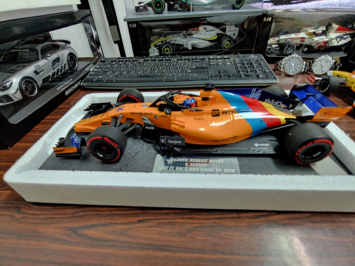 [開箱]MINICHAMPS 1/18 McLaren MCL33 F.ALONSO L.E. 518 pcs.