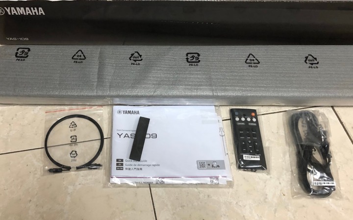 [心得] Yamaha聲霸新品YAS-109開箱